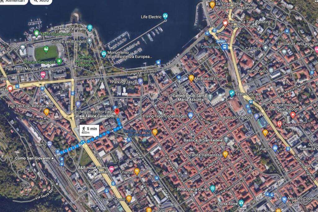 La Casa Di Alessia Nel Centro Di Como - Alessiatravelling Luaran gambar